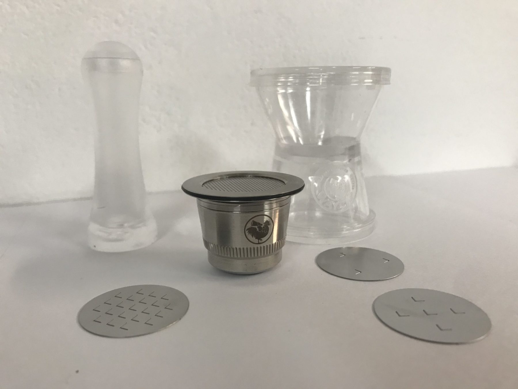 Con capsula ricaricabile Nespresso in acciaio inossidabile 2019